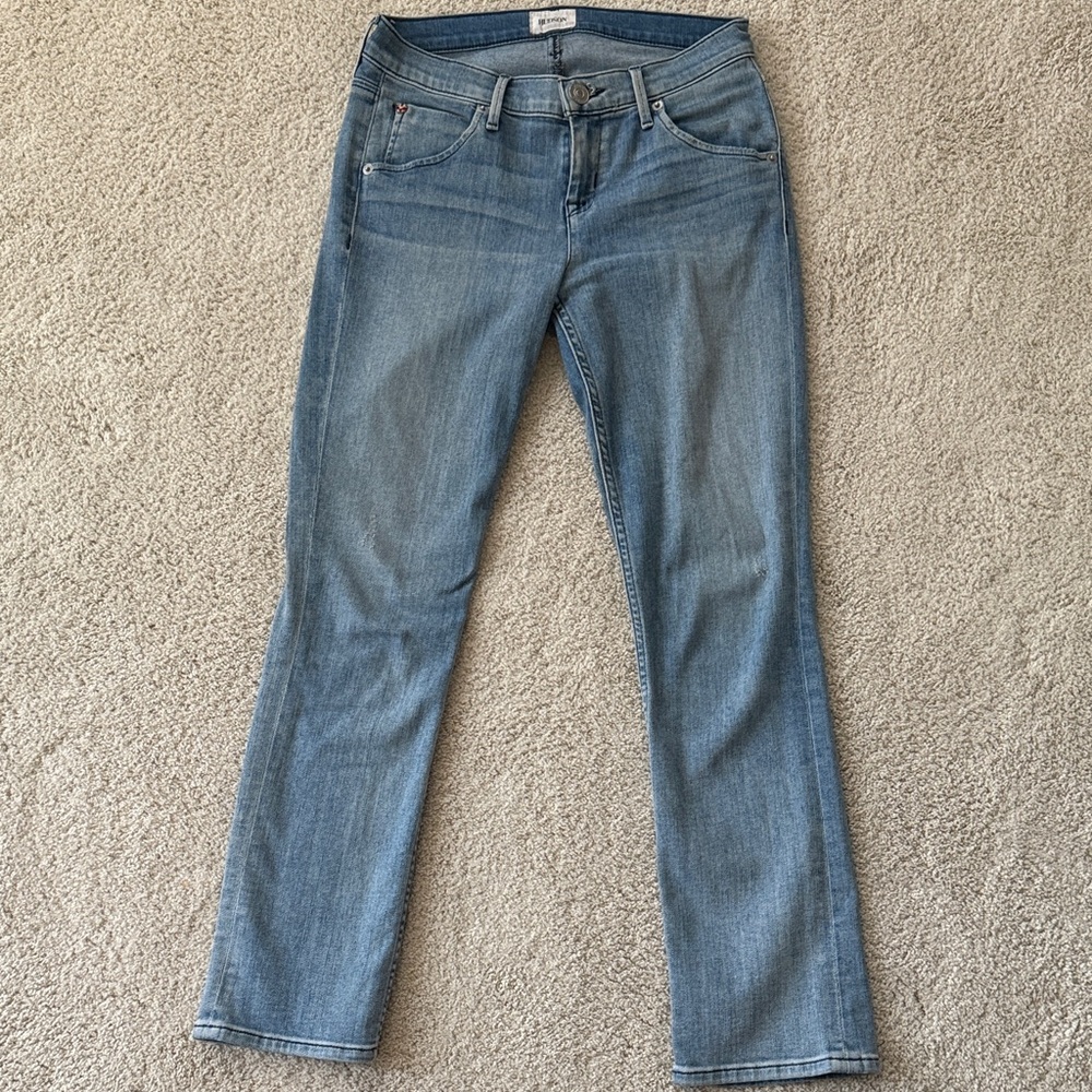 Hudson Jeans Light Blue Straight Leg Women's Denim